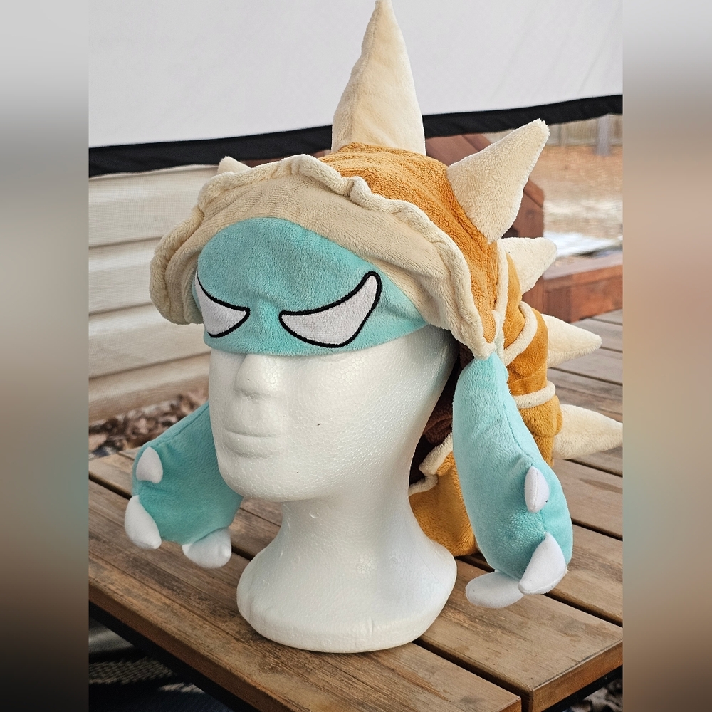 League of Legends LOL Rammus The‎ Armordillo Plush Hat Cosplay Props Cap Stuffed